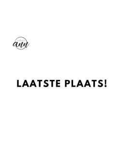 laatste plaats