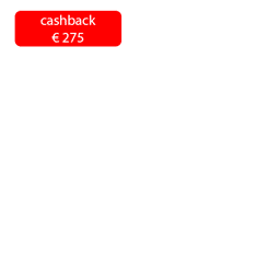 cashback € 275