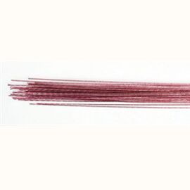 floral wire metallic pale pink - 24 gauge - culpitt