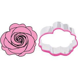 rose cookie cutter & stamp set - Blossom sugar art