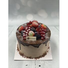 gateau / rood fruit
