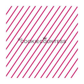 diagonal thin stripes - Stencil
