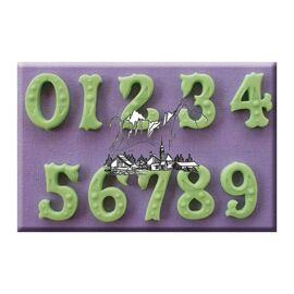 zebrawood decorative numbers - Alphabet moulds