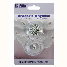 broderie Anglaise single & 6 Petal Eyelet cutters - PME