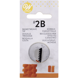 #2B basketwave - decorating tip 