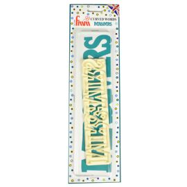 curved words cutter Mr & Mrs