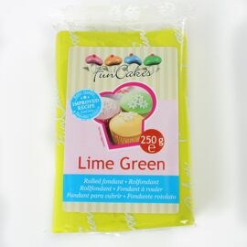 lime green - rolfondant groen - FunCakes
