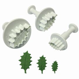 Holly leaf set - plunger cutter - PME