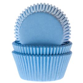 licht blauw - baking cups - HOM