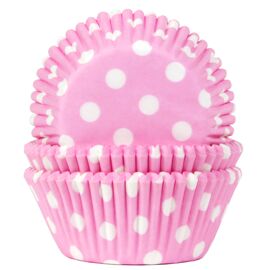 stip baby roze -  baking cups - HOM