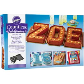 numbers & letters set - cake pan - Wilton