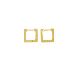 Vierkante oorbellen / Zusss