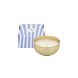 Geurkaars in geschenkdoos Bisous metaal blauw/wit / Zusss