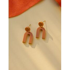 Mini Arch Oorhangers terracotta / Niemalsmehrohne