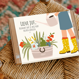 Gift box Small - Lieve juf / Blossombs
