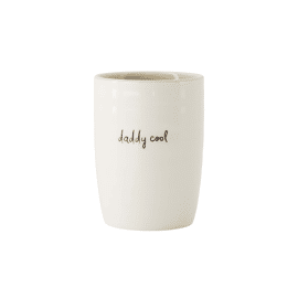 Koffiemok Daddy cool wit/zand/zwart / Zusss