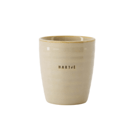 Koffiemok hartje zand / Zusss