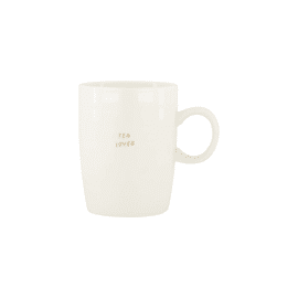 Theemok tea lover wit/goud / Zusss