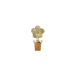 Wijnstopper bloem goud / Zusss