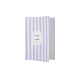 Wenskaart gefeliciteerd lieverd wit/blauw / Zusss