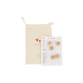 Spelletje yahtzee wit/rood / Zusss