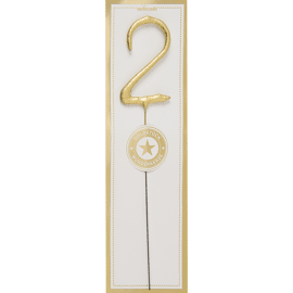 Mini Sparkle Candle gold / 2