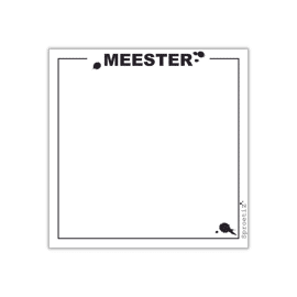 Notitieblok Meester / Sproetiz