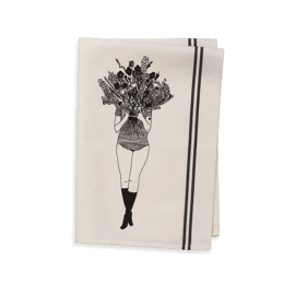 Theedoek Flower girl / Helen b