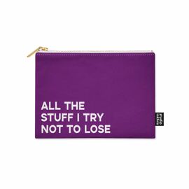 Canvas etui All the stuff I try not to lose... / Studio Inktvis