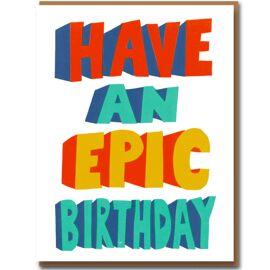 Wenskaart Epic birthday / 1973