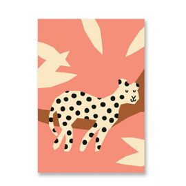 Postkaart Leopard / Darling Clementine