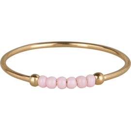 Ring Palm Beads Pink-Gold / Charmin's