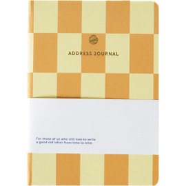 Adresboek Checkered / A-Journal 