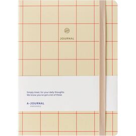 Notebook Checkered red/ A-Journal 