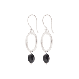 Graceful Black Onyx Earrings / A Beautiful Story