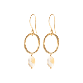 Graceful Citrine Earrings / A Beautiful Story