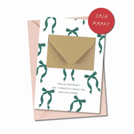 Postkaart Vrolijk kerstfeest! Enveloptje / Atelier Moomade 