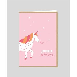 Wenskaart Joepie, jij bent jarig / Studio Mie  