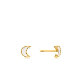 Moon Gold stud earrings / Ania Haie