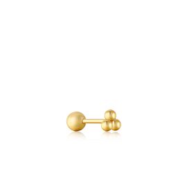 Ania Haie Triple ball barbell single earring