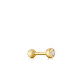 Ania Haie Sparkle bezel barbell single earring