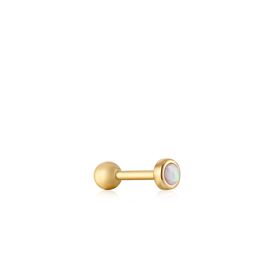 Ania haie Kyoto Opal bezel barbell single earring