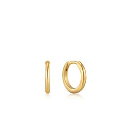 Ania Haie Smooth mini huggie hoop earrings