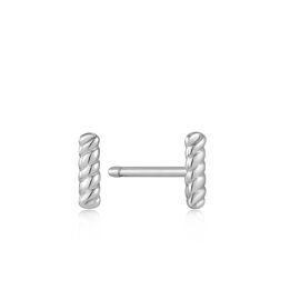 Ania Haie earrings Rope bar stud 