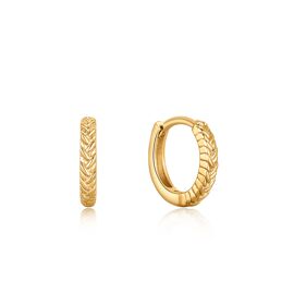 Ania Haie Rope huggie hoop earrings