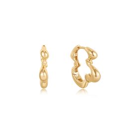 Ania Haie Twisted Wave Hoop earrings 