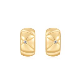 Ania Haie Gold Kiss Hoops