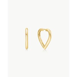 Ania Haie Medium Heart Hoop earrings