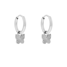 Earrings small with flamed butterfly / Essentialistics