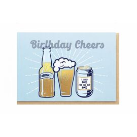 Wenskaart Birthday Cheers / Enfant Terrible
